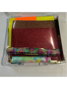 Large Lot of HTV Heat Transfer Vinyl Sheet Bundle Multicolor Arts & Crafts